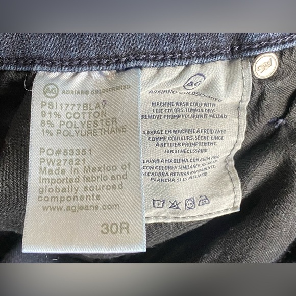 AG-ED™ Farrah Skinny Ankle HIGH-RISE SKINNY DENIM Hyper Soft Stretch Indigo  30 - Picture 7 of 11